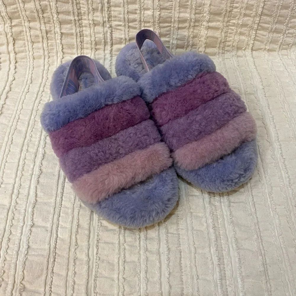 UGG Fluffy Yeah Slide Slippers Women Size 8